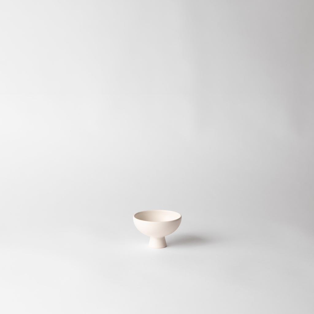 Vaporous Grey Mini Pedestal Accent Bowl