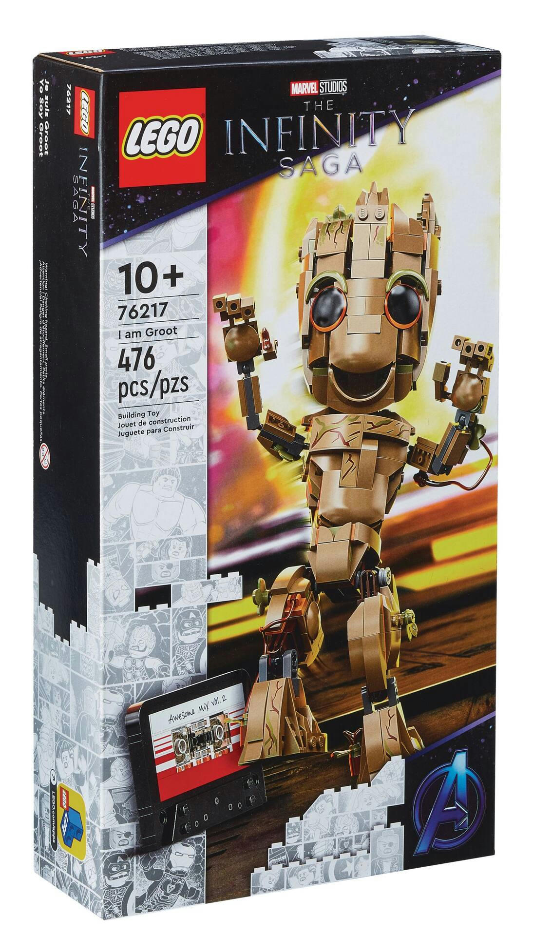 LEGO® Marvel I Am Groot 76217 Build-and-Play Model, Ages 10+