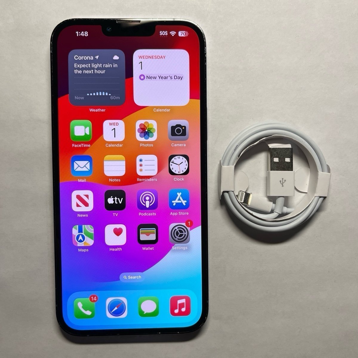 Apple IPhone 13 Pro Max 256GB Unlocked ~ Battery Health 100%