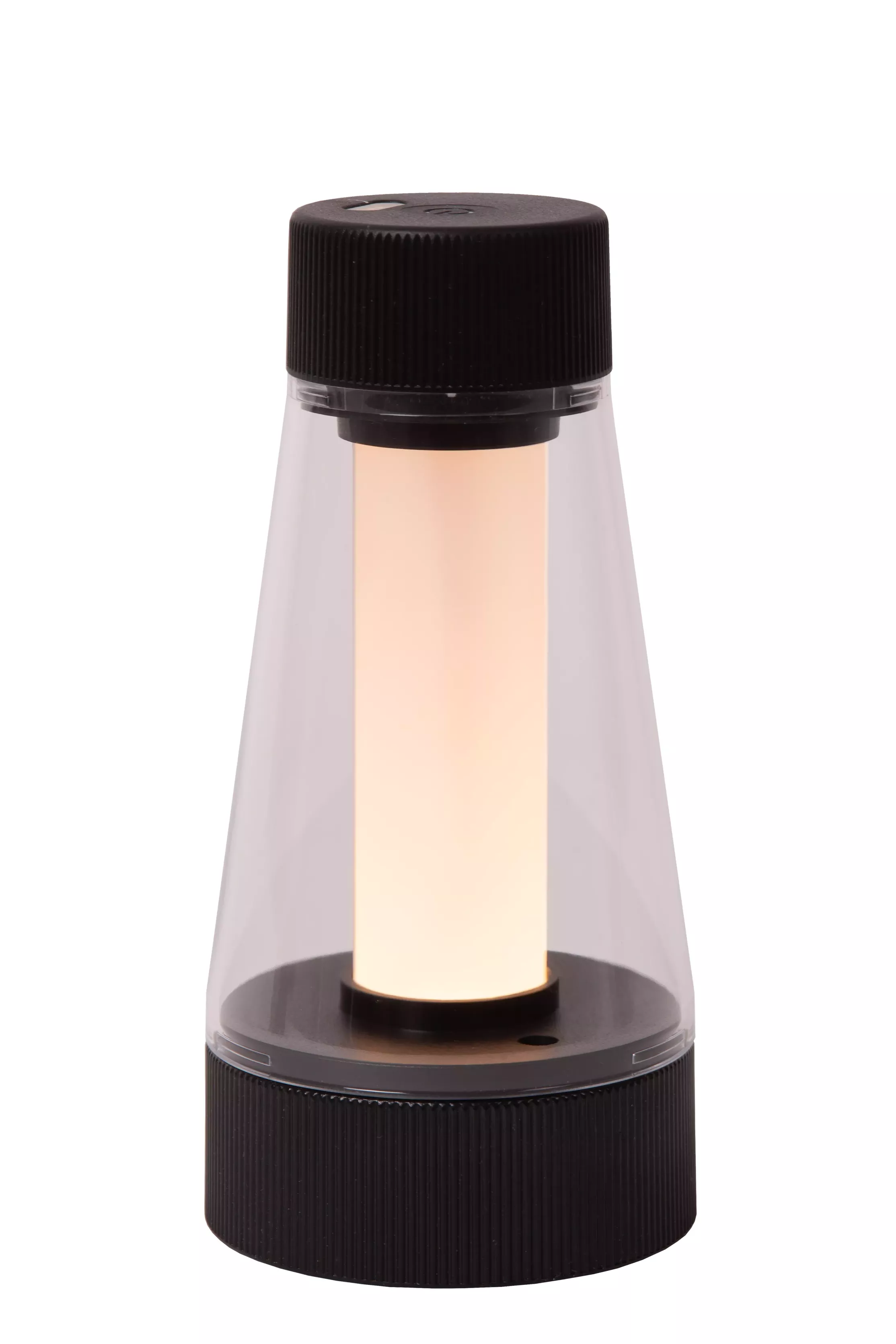 Lampa stołowa akumulatorowa Lorali czarna LED 1.2W wys:16cm Lucide