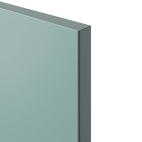 Façade de cuisine 3 tiroirs et 1 casserolier Stevia vert mat l. 50 cm x H. 72 cm GoodHome