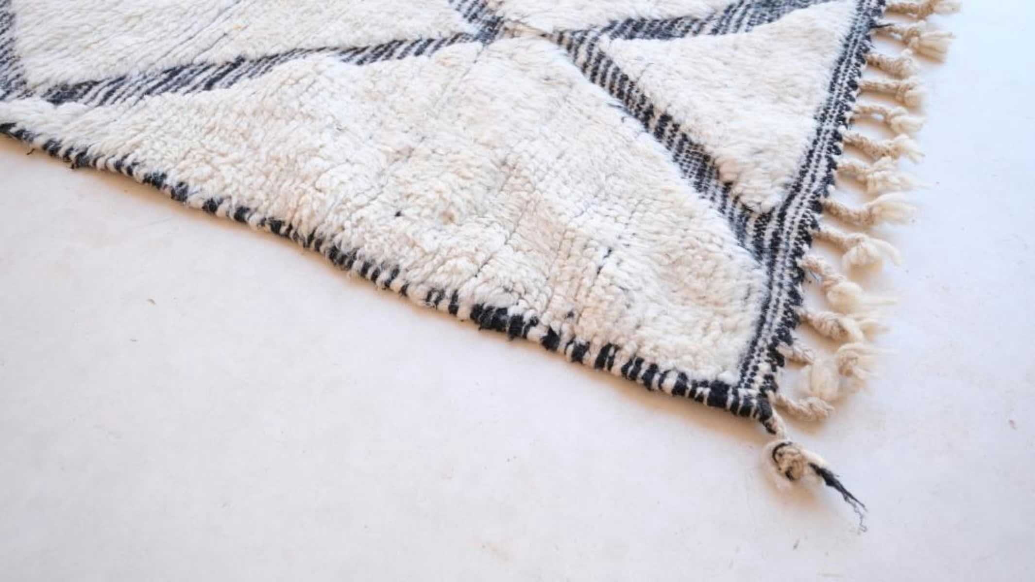 BERBERE - Tapis Berbere marocain pure laine 116x164