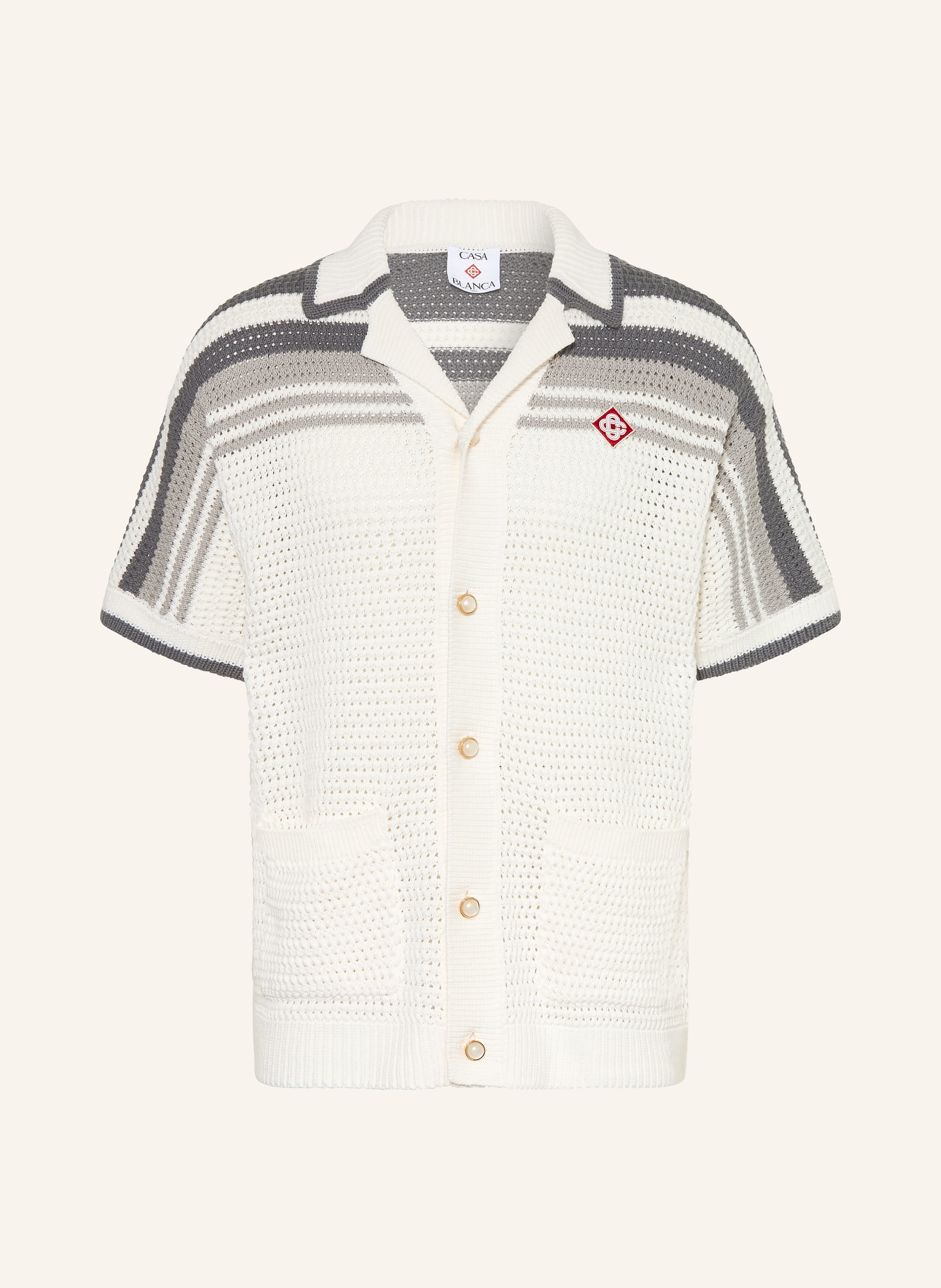 Casablanca Strickhemd Comfort Fit