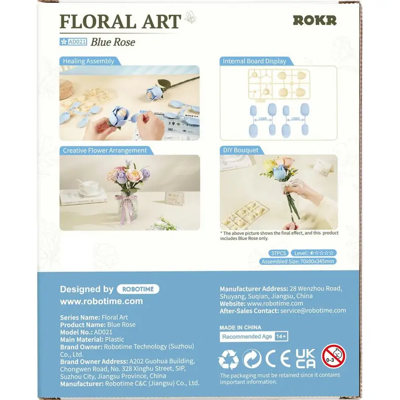 3D-Puzzle 37-teilig Floral Art