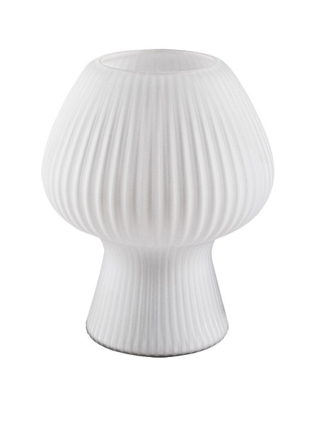 Lampa stołowa nocna biała Vinelle 1xE14x60W wys:18,5cm Rabalux
