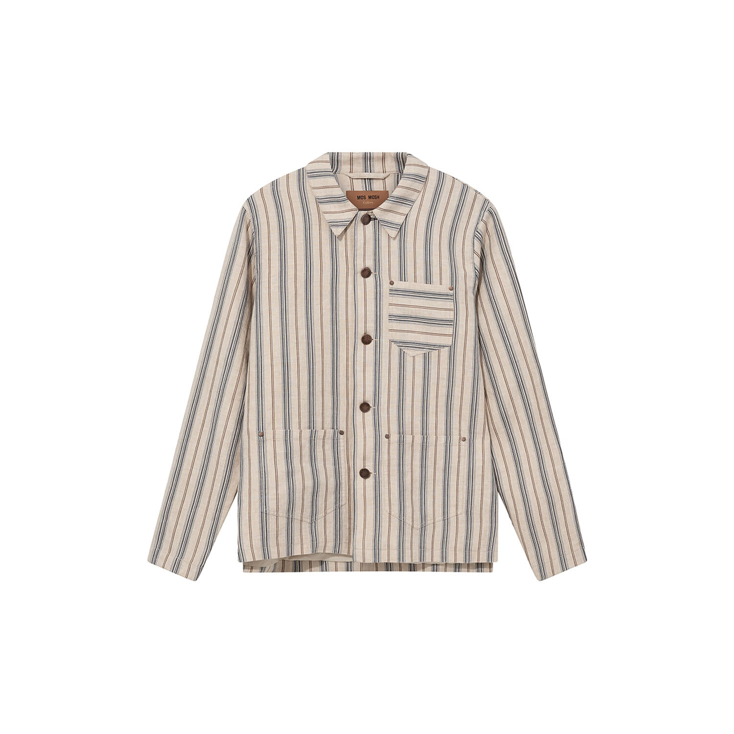 MMGMapham Stripe Jacket, ecru