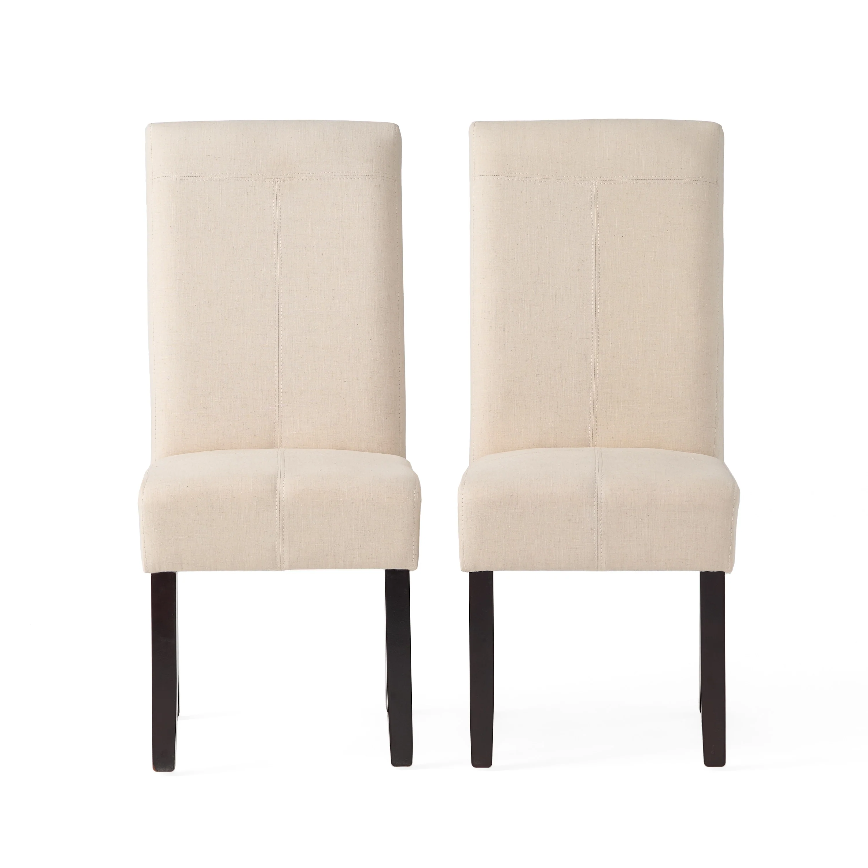 Upholstered T-Stitch Dining Chairs (Set of 2) by Christopher Knight Home