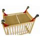 First Responder Natural Clearview Crib with Evacuation Frame