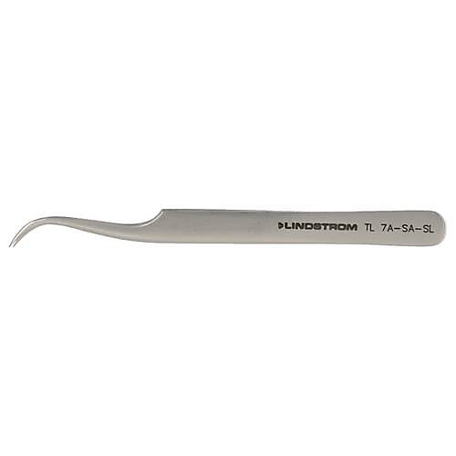 Lindström TL 7A-SA-SL Pince brucelle de précision 7, pointue et courbée 120 mm