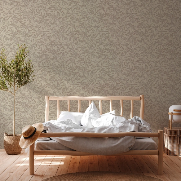 Vliestapete, BxL: 53 x 1005 cm, beige/braun