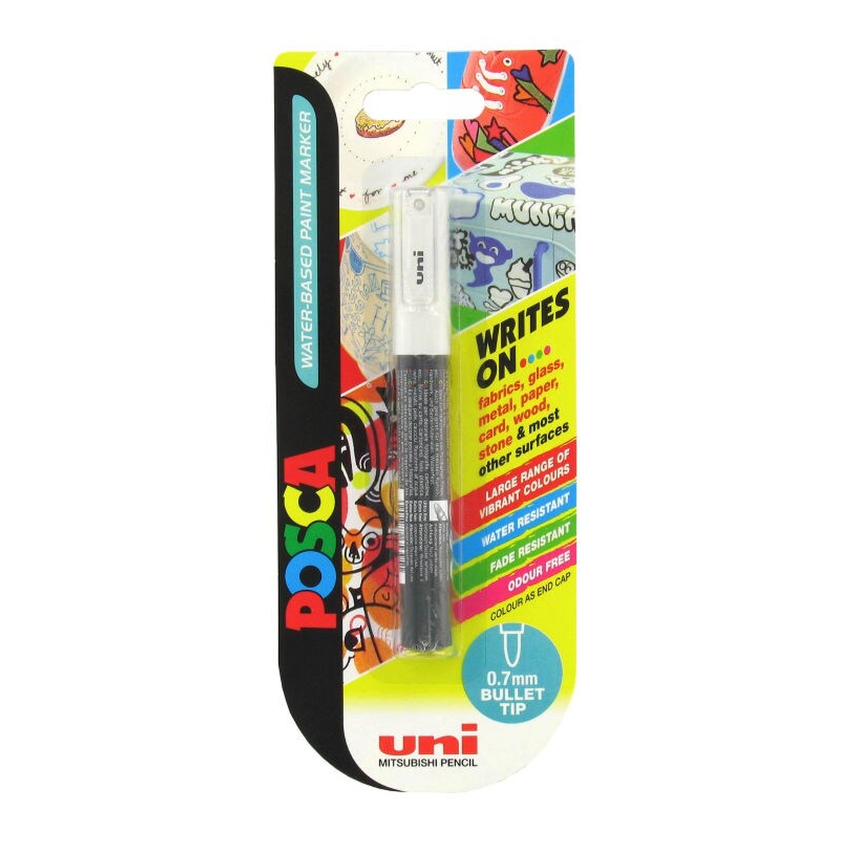 Uni-ball Posca Marker PC 1M In White
