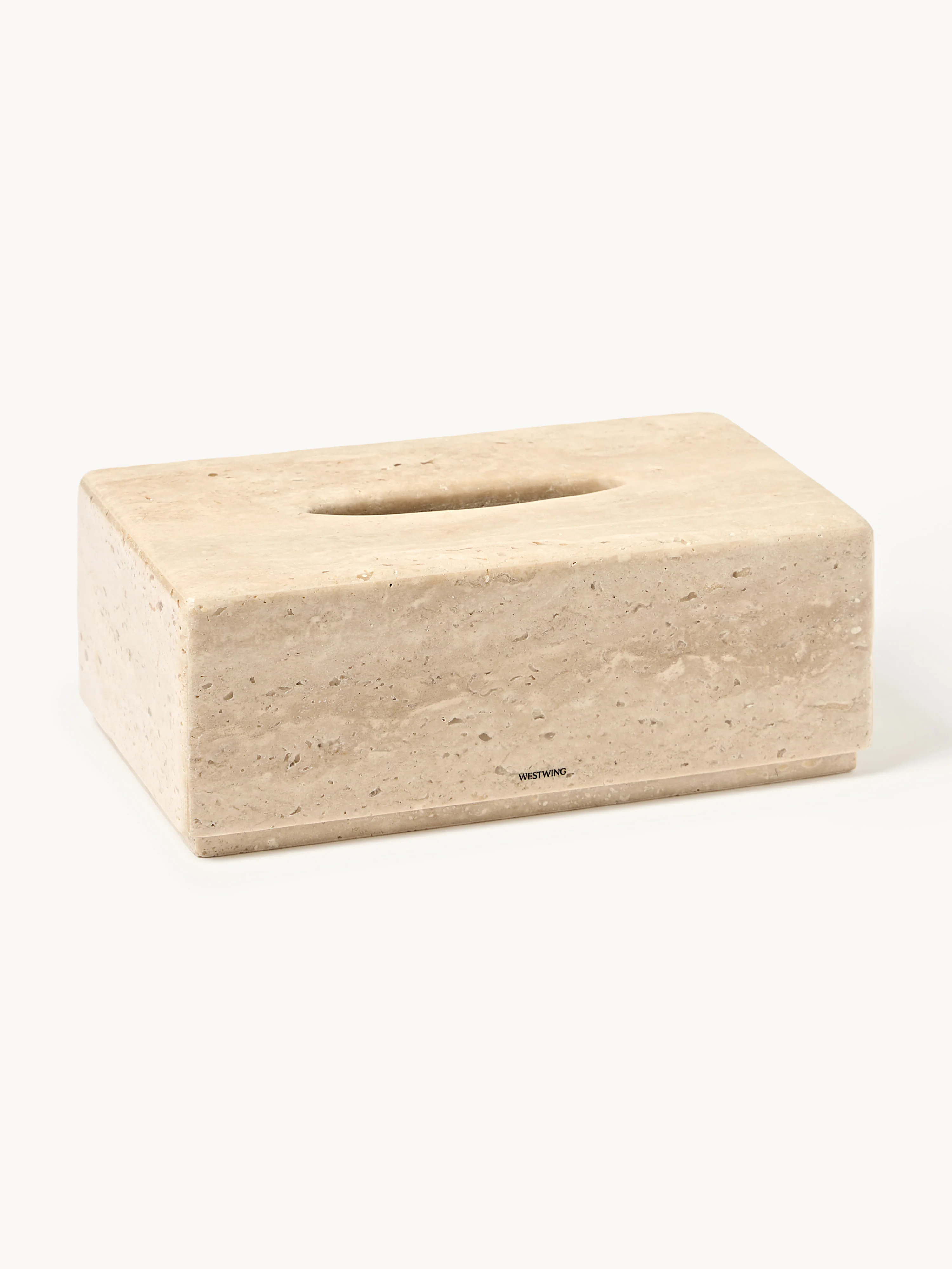 Kosmetiktuchbox Susan aus Travertin