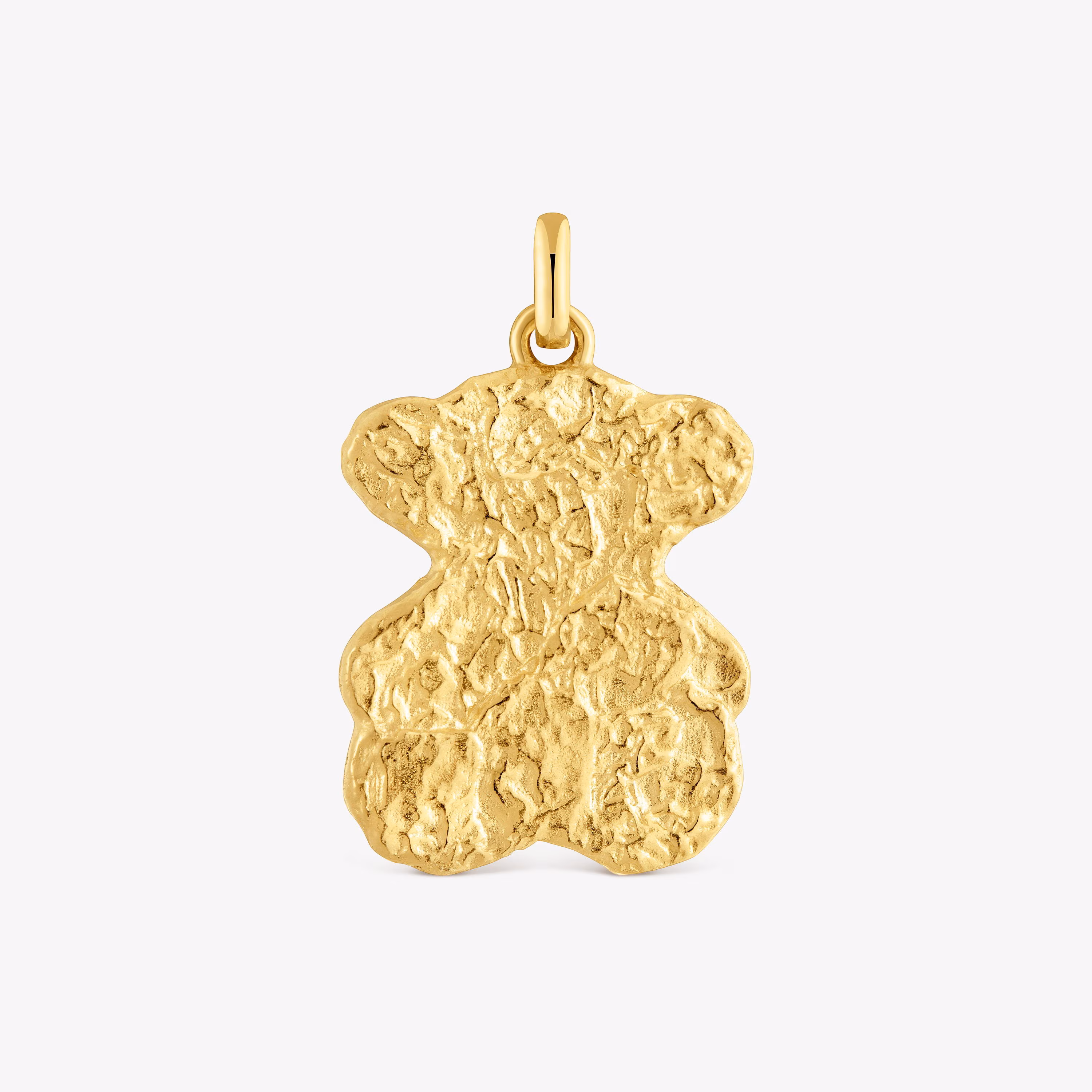 Colgante oso con baño de oro 18 kt sobre plata bombón Sweet Dolls
