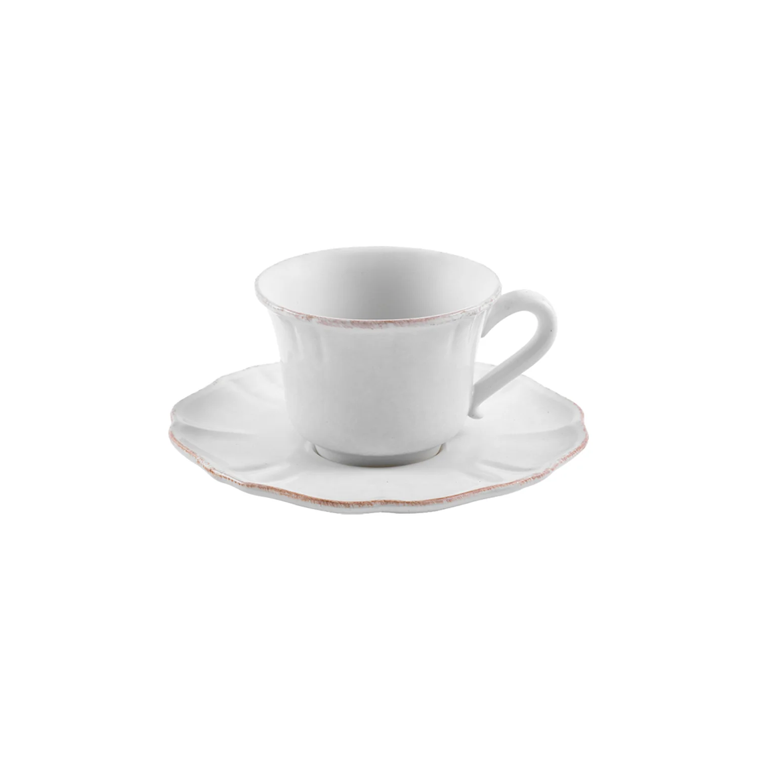 Tea Cup and Saucer Impressions, Casafina by COSTA NOVA