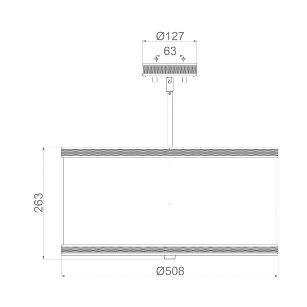 Lampa wisząca polerowany nikiel Pave 3xE27x60W Feiss