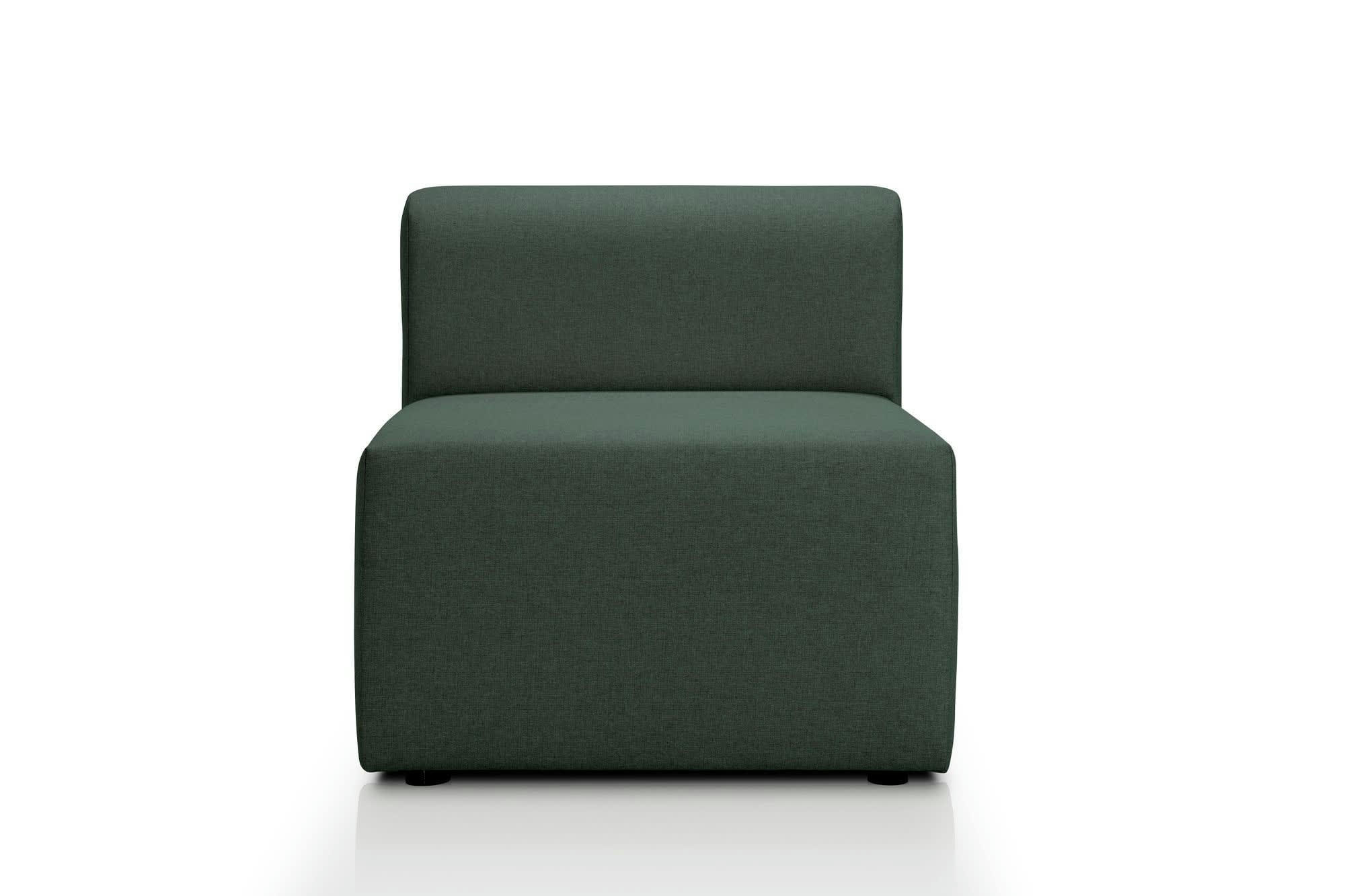 CENTAURI - Chauffeuse 1 place  en tissu vert