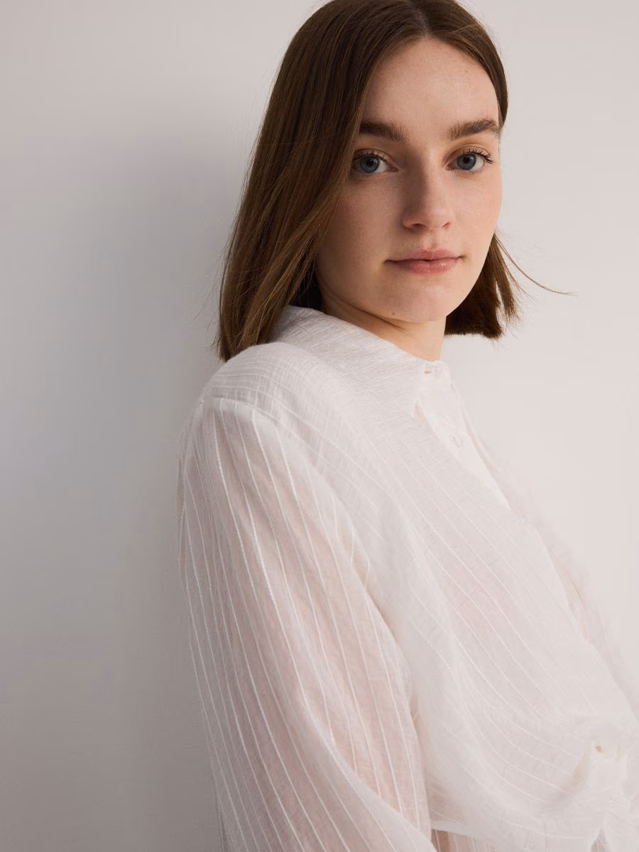 Shirt With Tie Detail