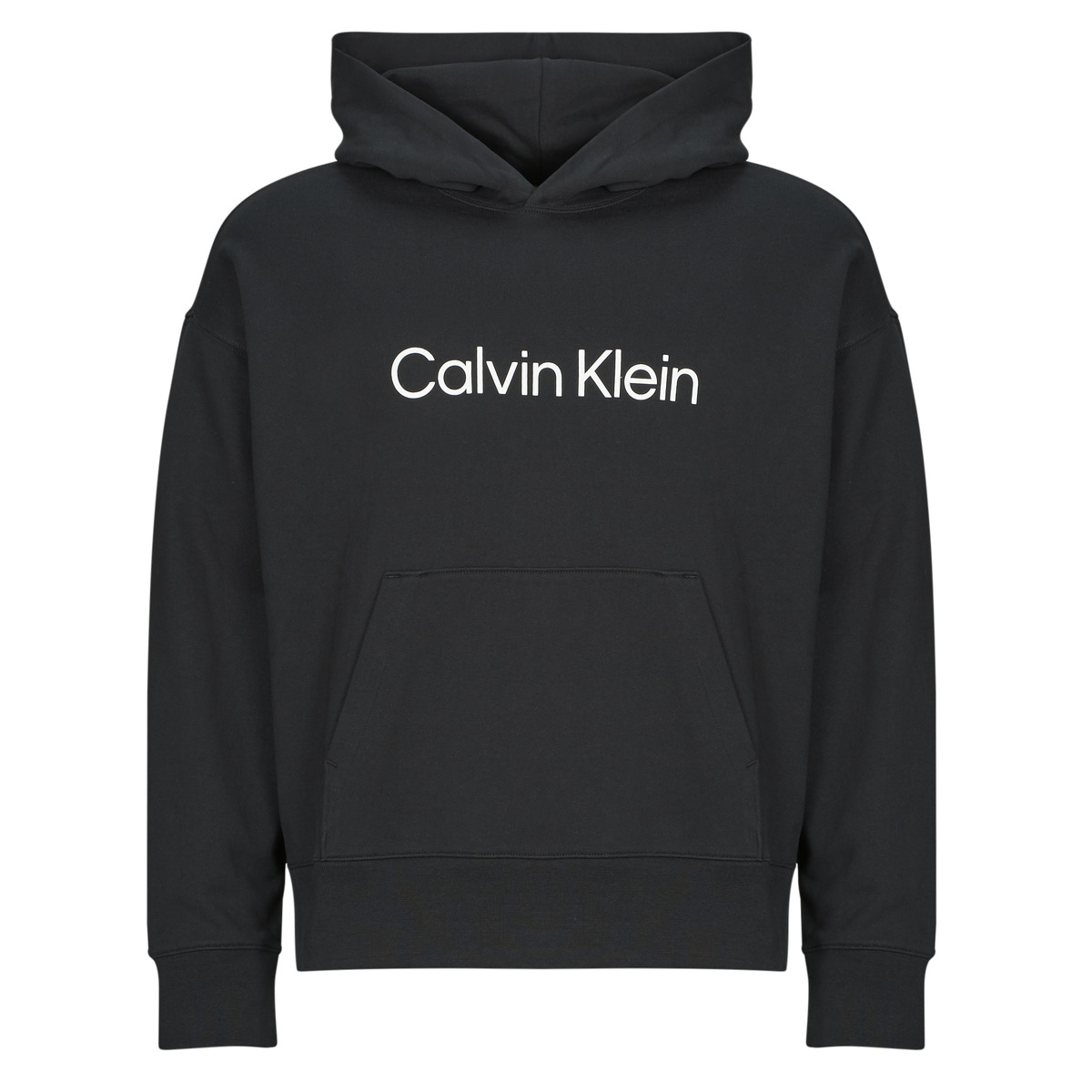 Calvin Klein Jeans - LS STANDARD LOGO PREMIUM TERRY P - Black