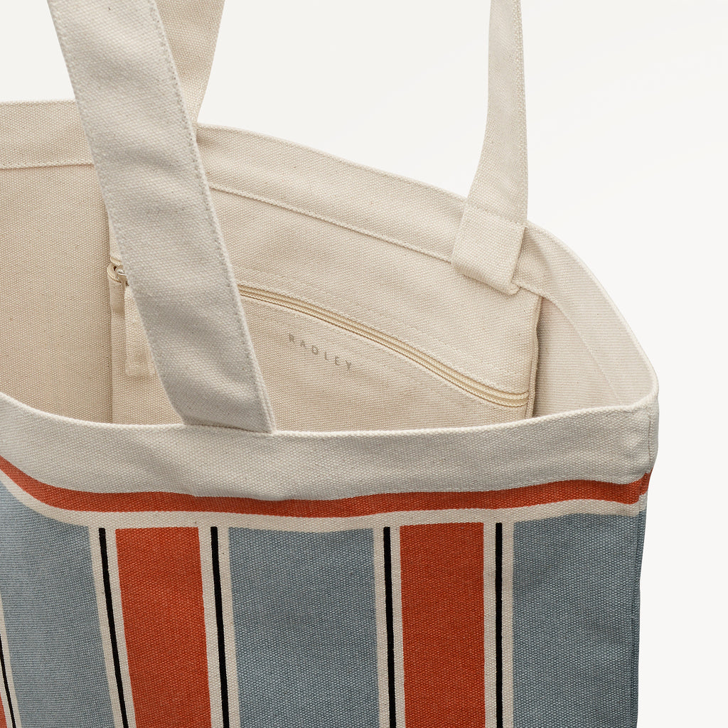 Cabana Stripe - Extra Large Open Top Tote