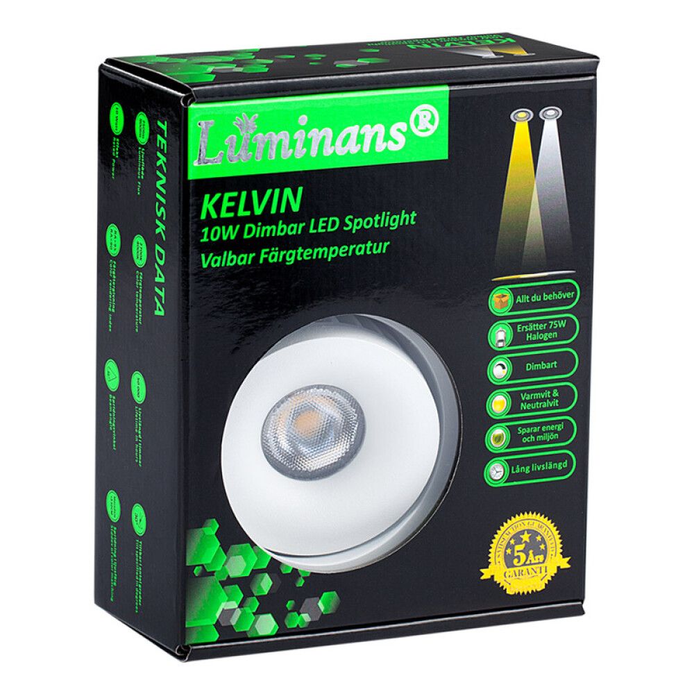 DOWNLIGHT LUMINANS KELVIN 1X10W