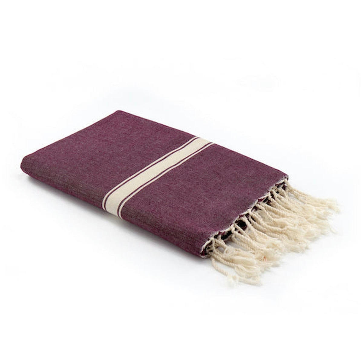 MARSA - Fouta coton  100x200 prune