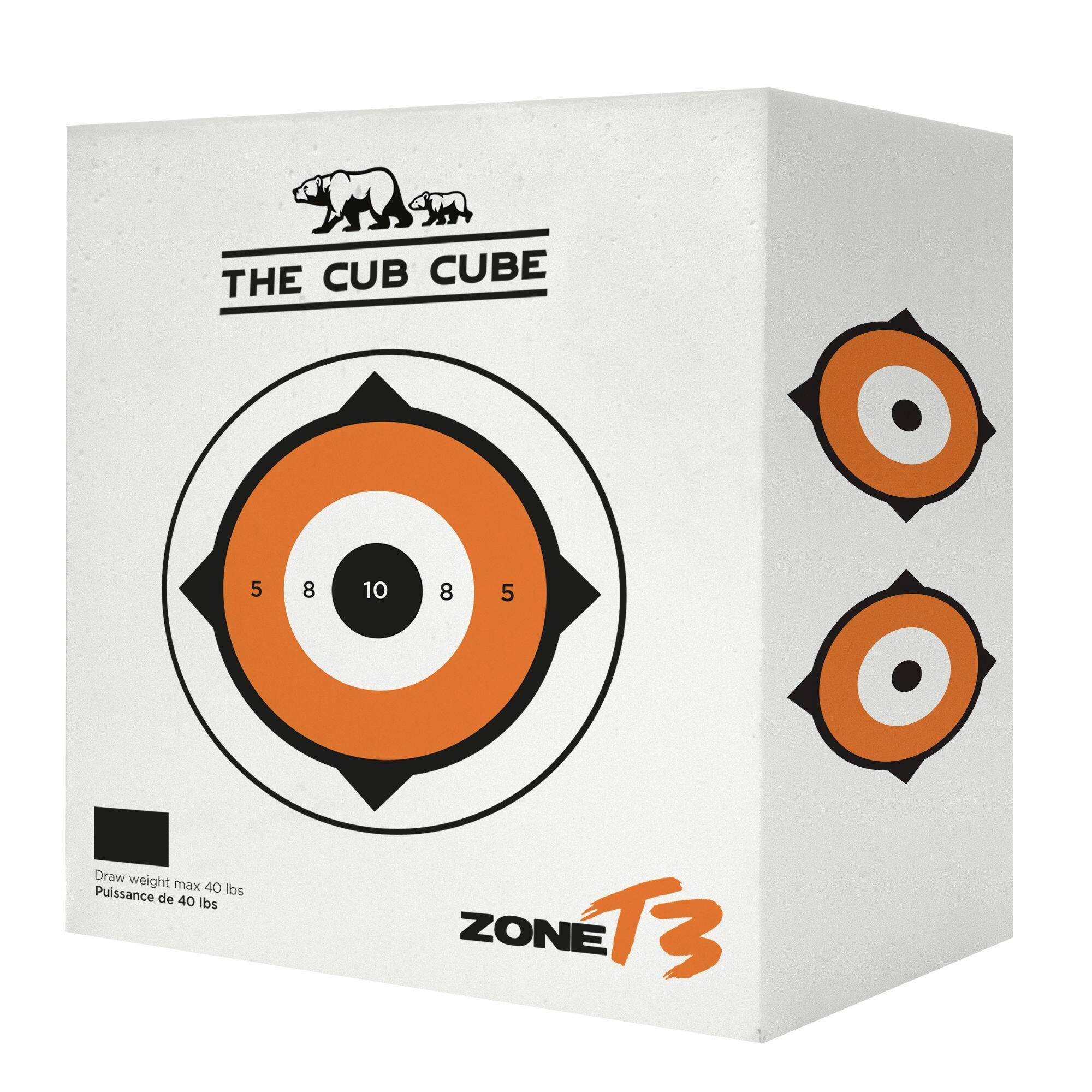 Zone T3 Tuff Arrow Archery Target, Poly/Plastic, Assorted Colours