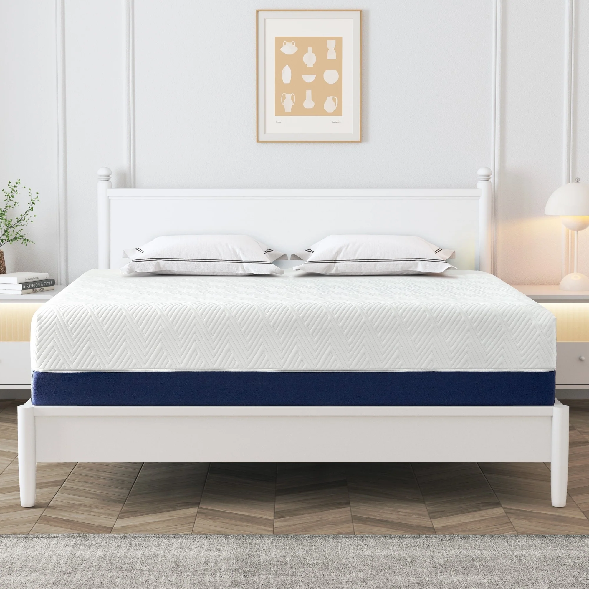 Stiku 12 inch Cooling Memory Foam Mattress for Good Sleep,Mattress in a box