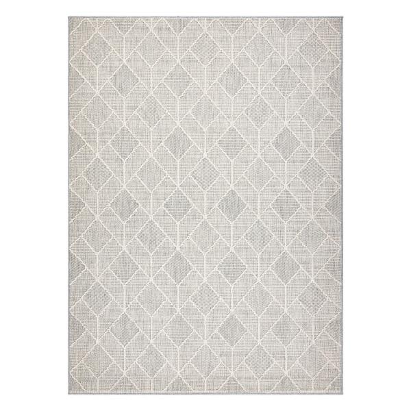 Dywan JERSEY 19231 szary - Geometryczny pętelkowy, 60x100 cm