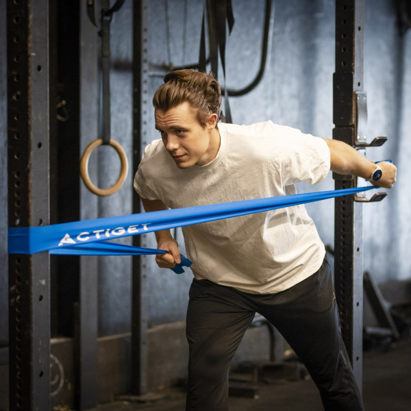 Taśmy oporowe do ćwiczeń Actiget 5 szt. opór 1-15 kg gumy fitness