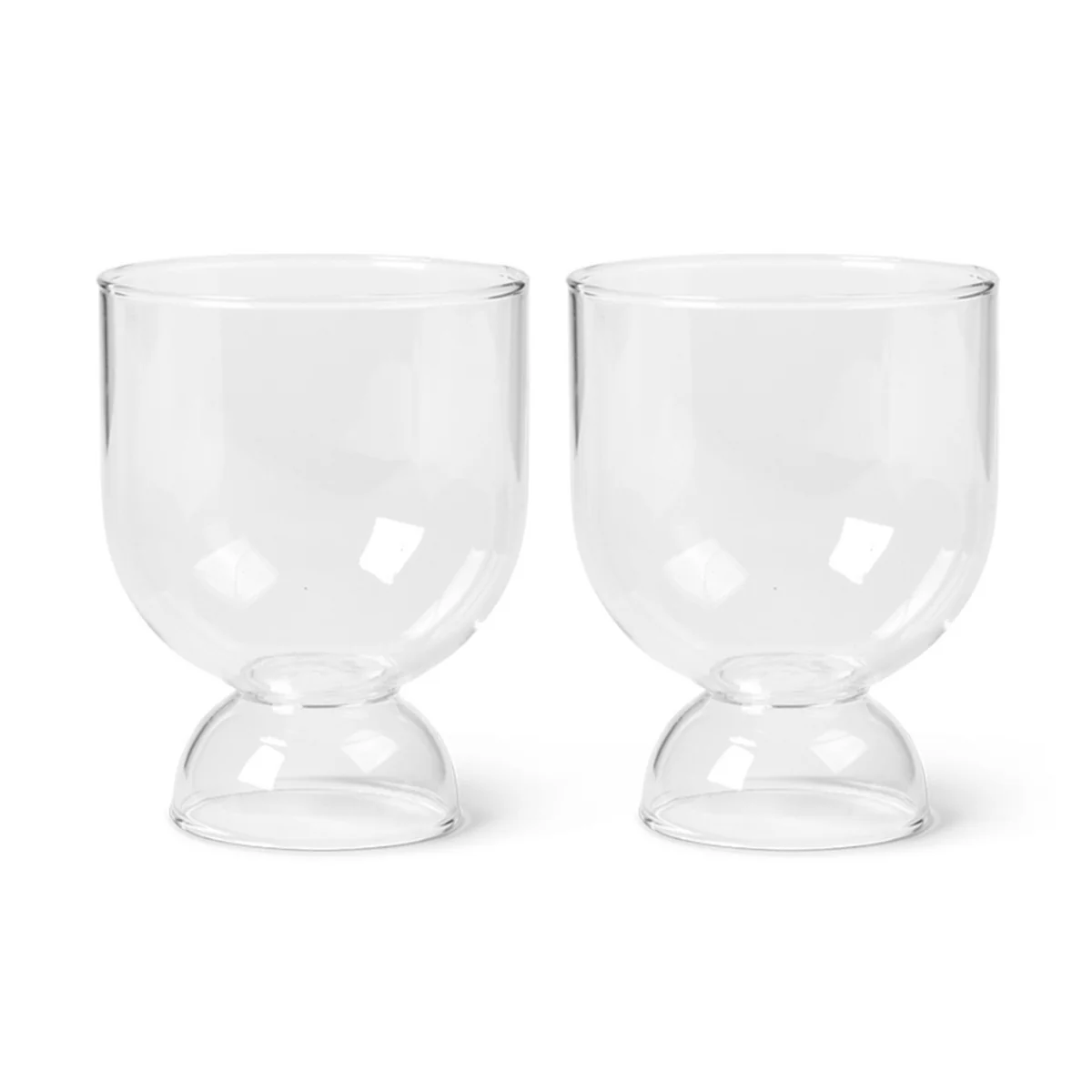 Ferm Living - Still Trinkgläser, 2er Set, klar