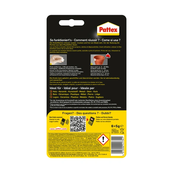 Klebeknete »Repair Express«, 6 x 5 g