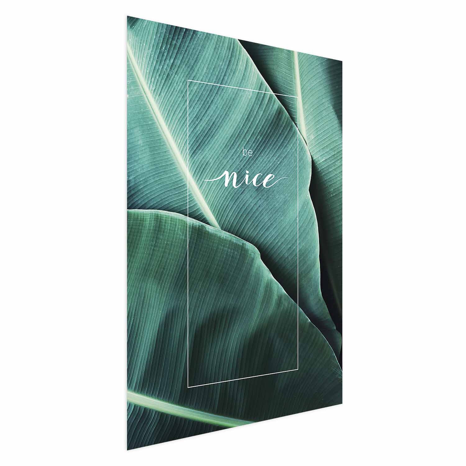 Plakat Be nice 21x30 cm