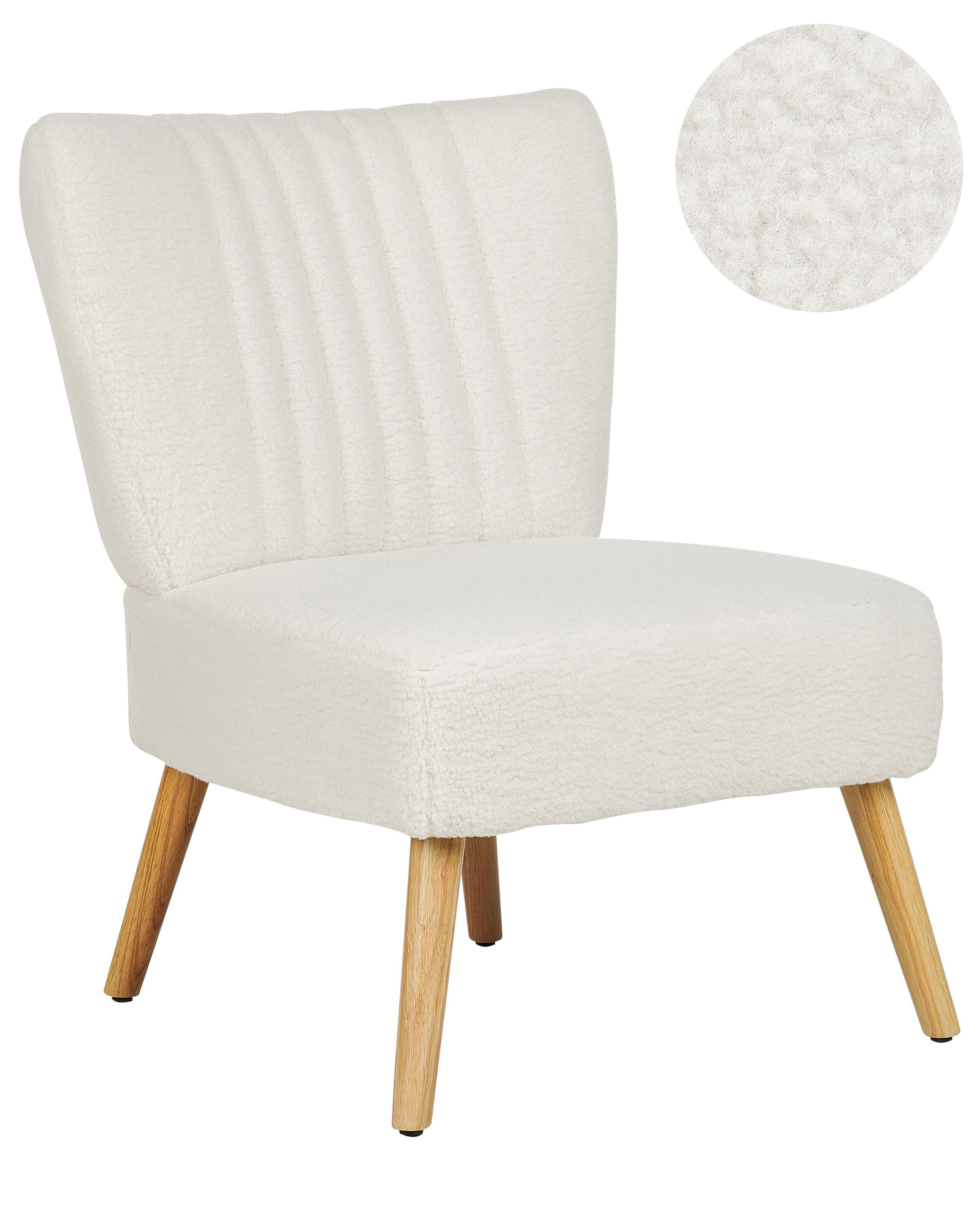 Armchair VAASA Boucle White