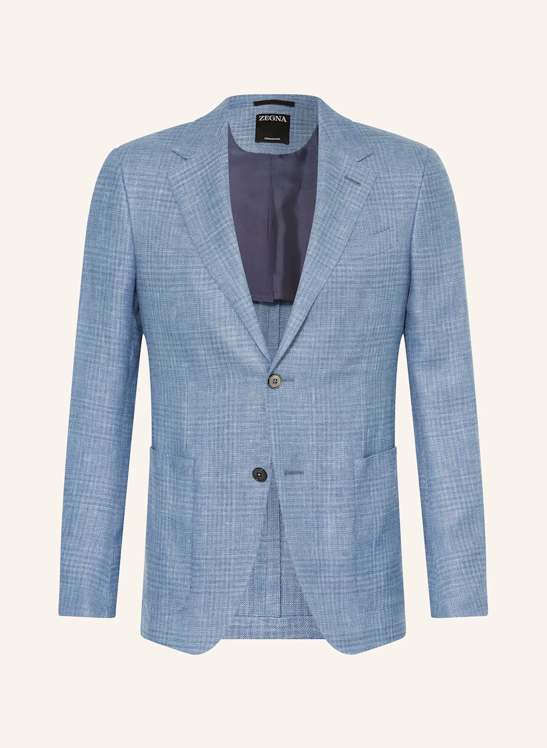 ZEGNA Sakko mit Leinen Slim Fit