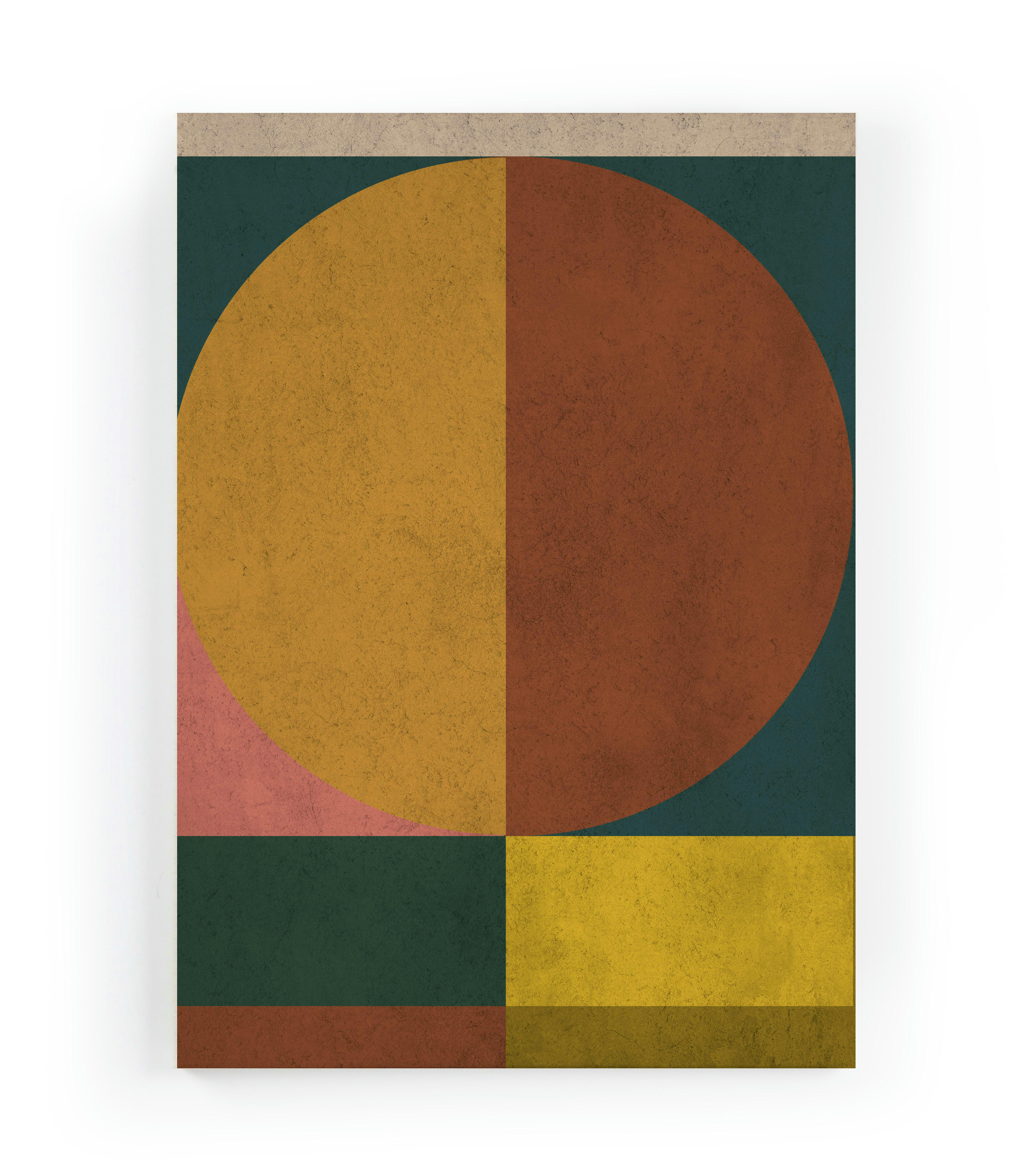 GEOMETRIC CIRCLE - Peinture sur toile 60x40 imprimé HD Cercle géométrique