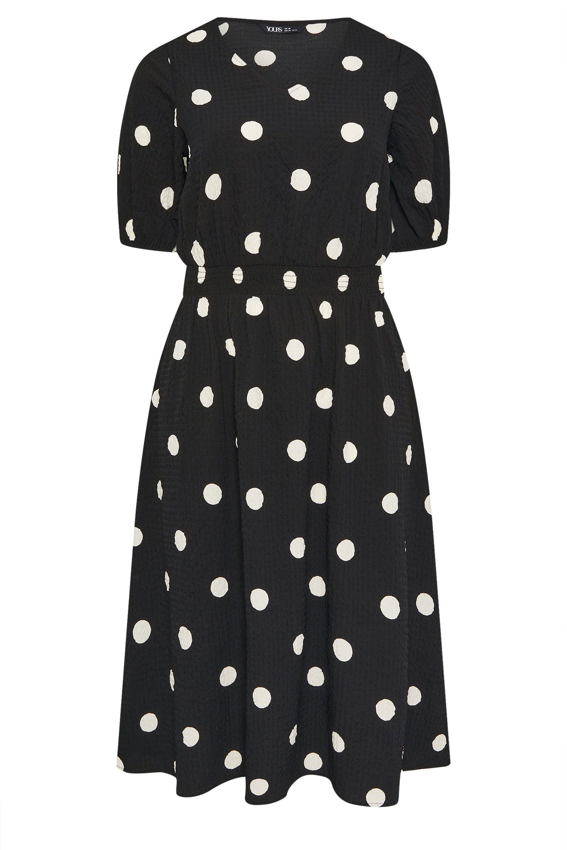 Yours Polka Dot Smock Dress