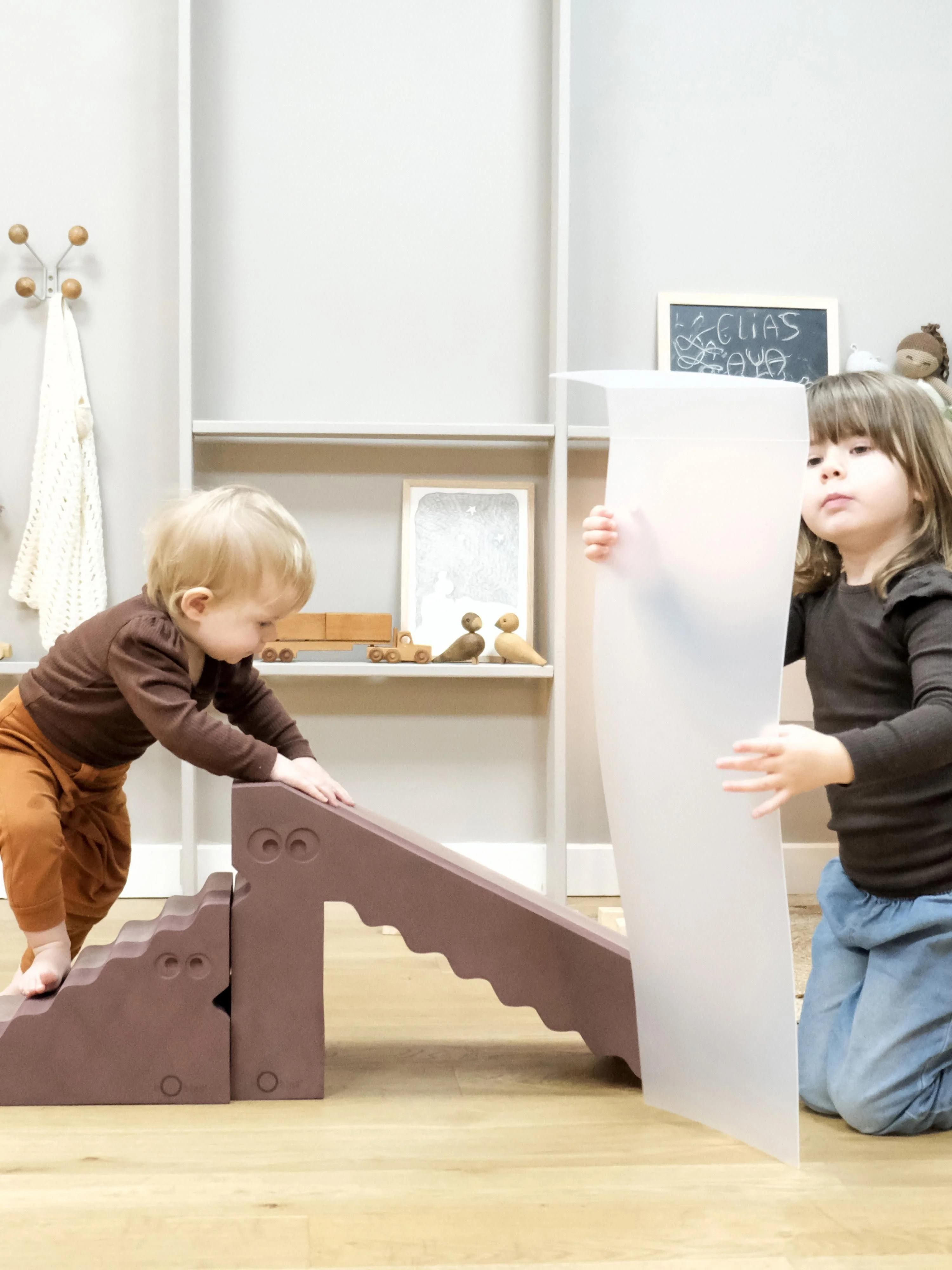 Rutsch- und Kletter-Set Dino, 2er-Set