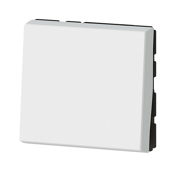 Mécanisme va-et-vient à témoin Legrand Mosaïc blanc, 2 modules