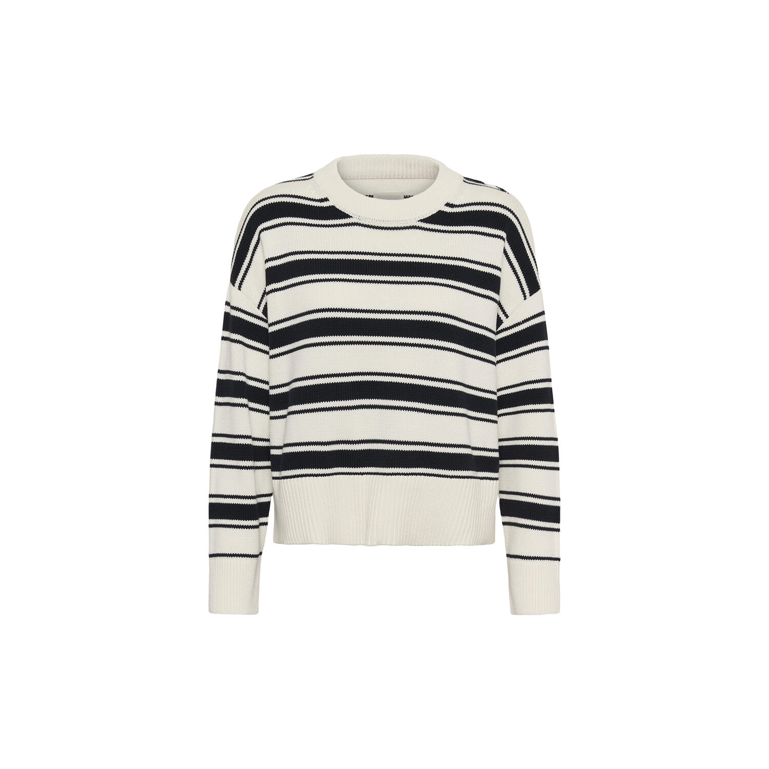 SerafinePW Pullover, dark navy trio stripe