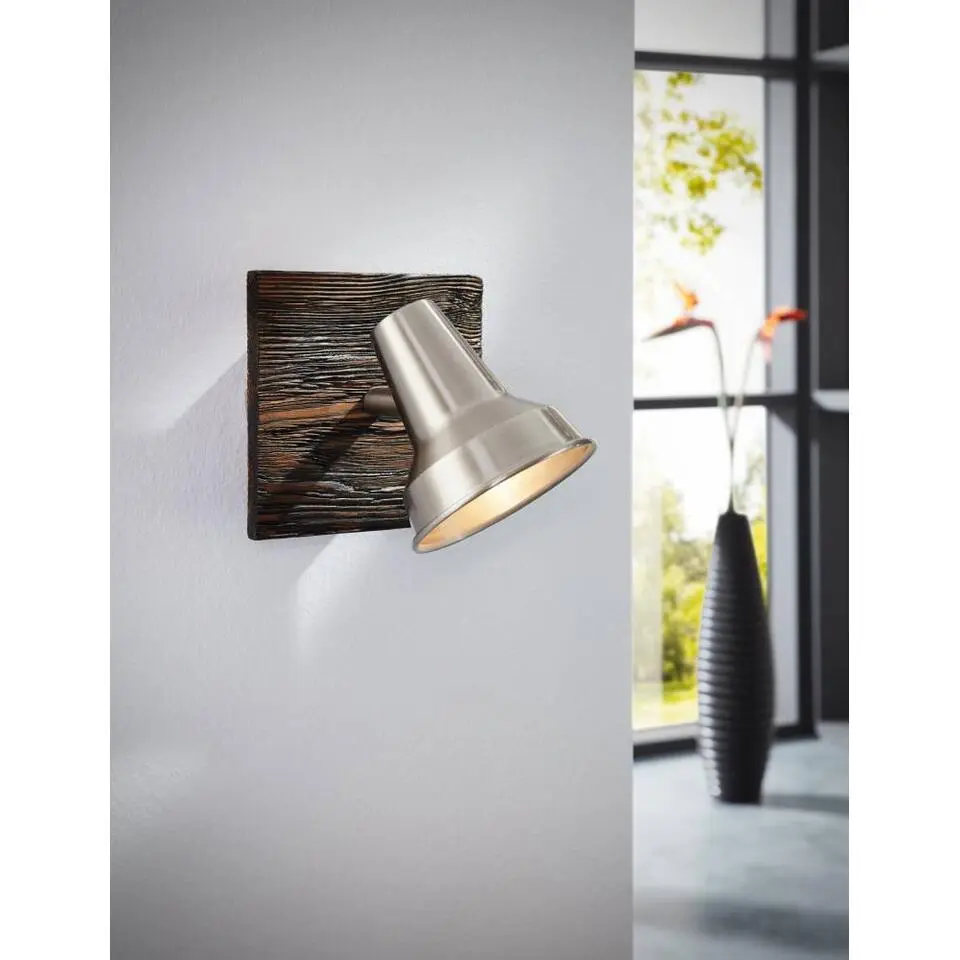 EGLO Filipina Wandlamp - LED - 12 cm - Bruin