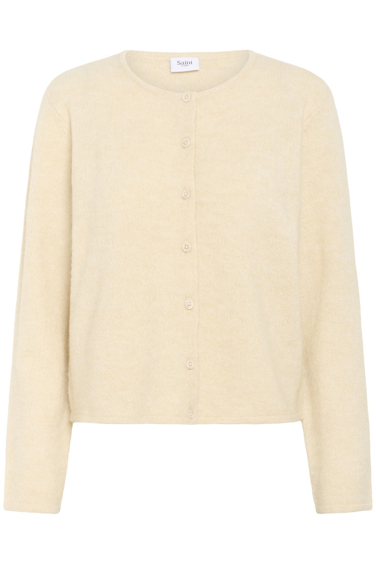 Saint Tropez LarnaSZ Long Sleeve Crew Neck Cardigan