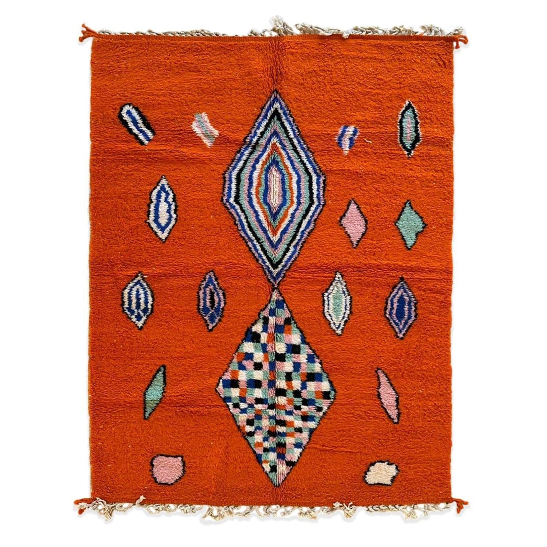AFK Living vloerkleed Berber - handgemaakt - Wol - 80 cm x 240 cm