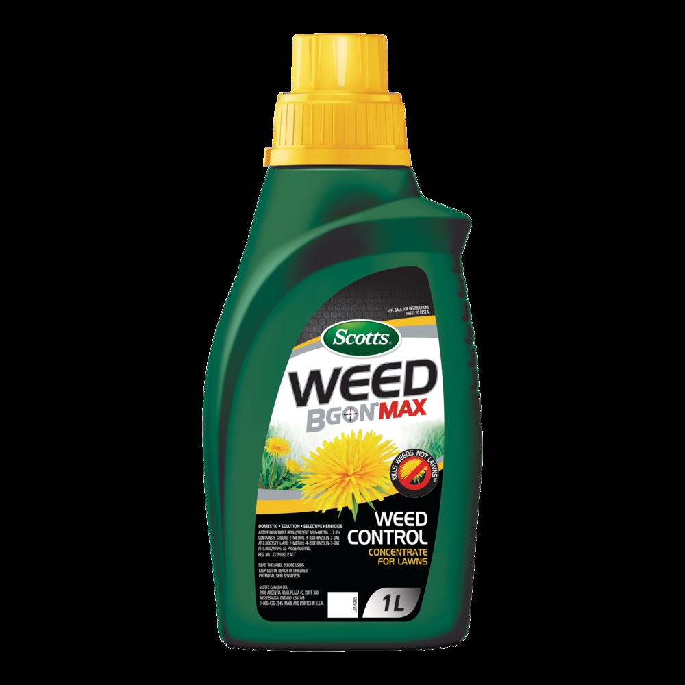 Scotts Weed B Gon MAX Weed Control Concentrate for Lawns, 1-L