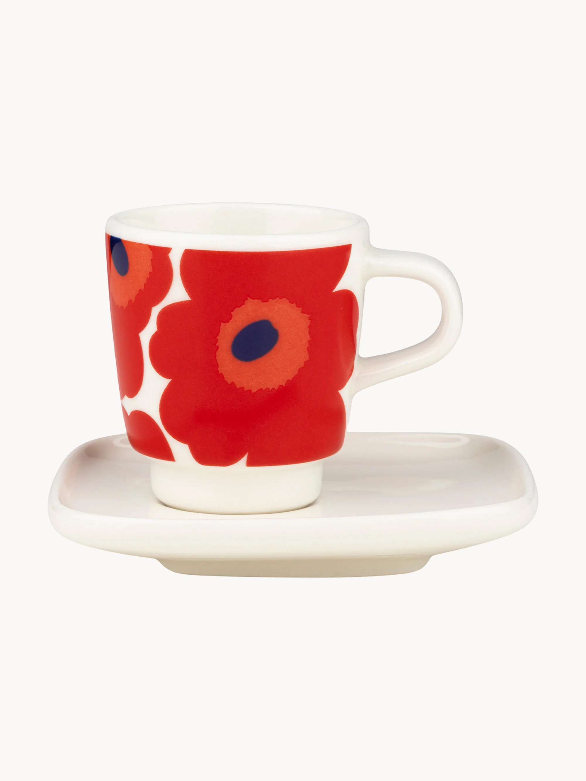 Espressotasse Unikko mit Untertasse