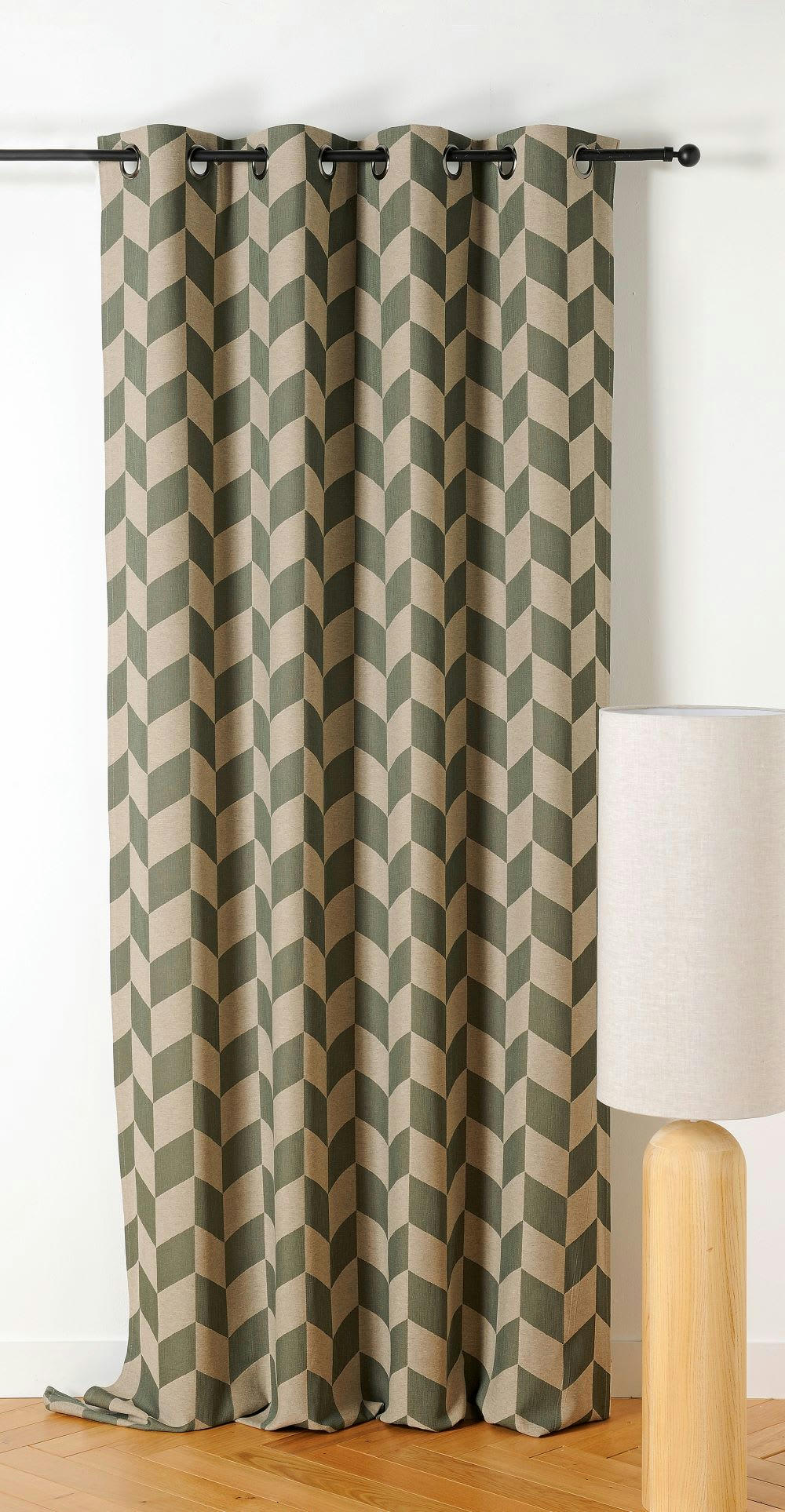 NEW YORK - Rideau d'ameublement 140x240cm Vert kaki