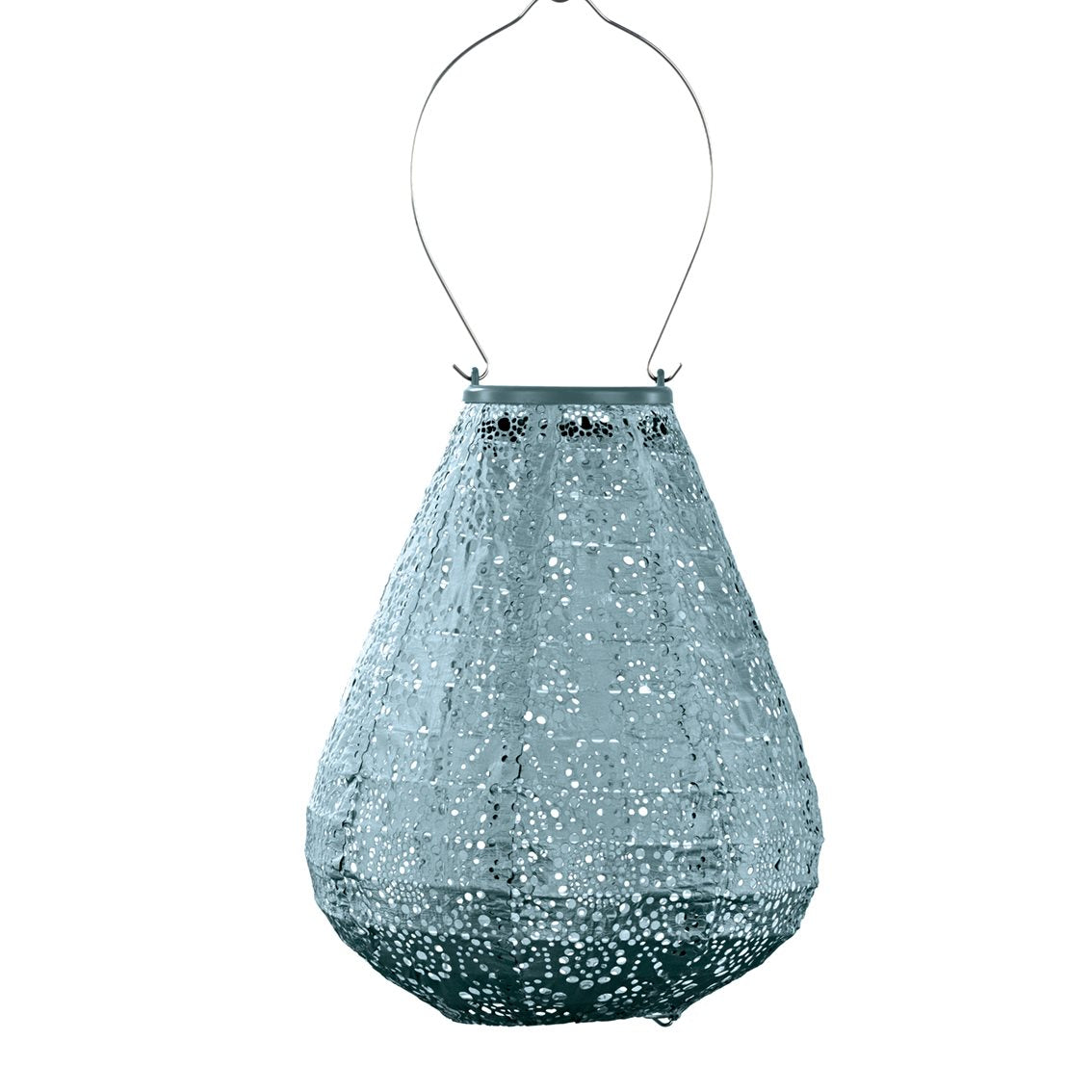 Lumiz solar lampion - fiore tulip - 20 cm - grijs blauw
