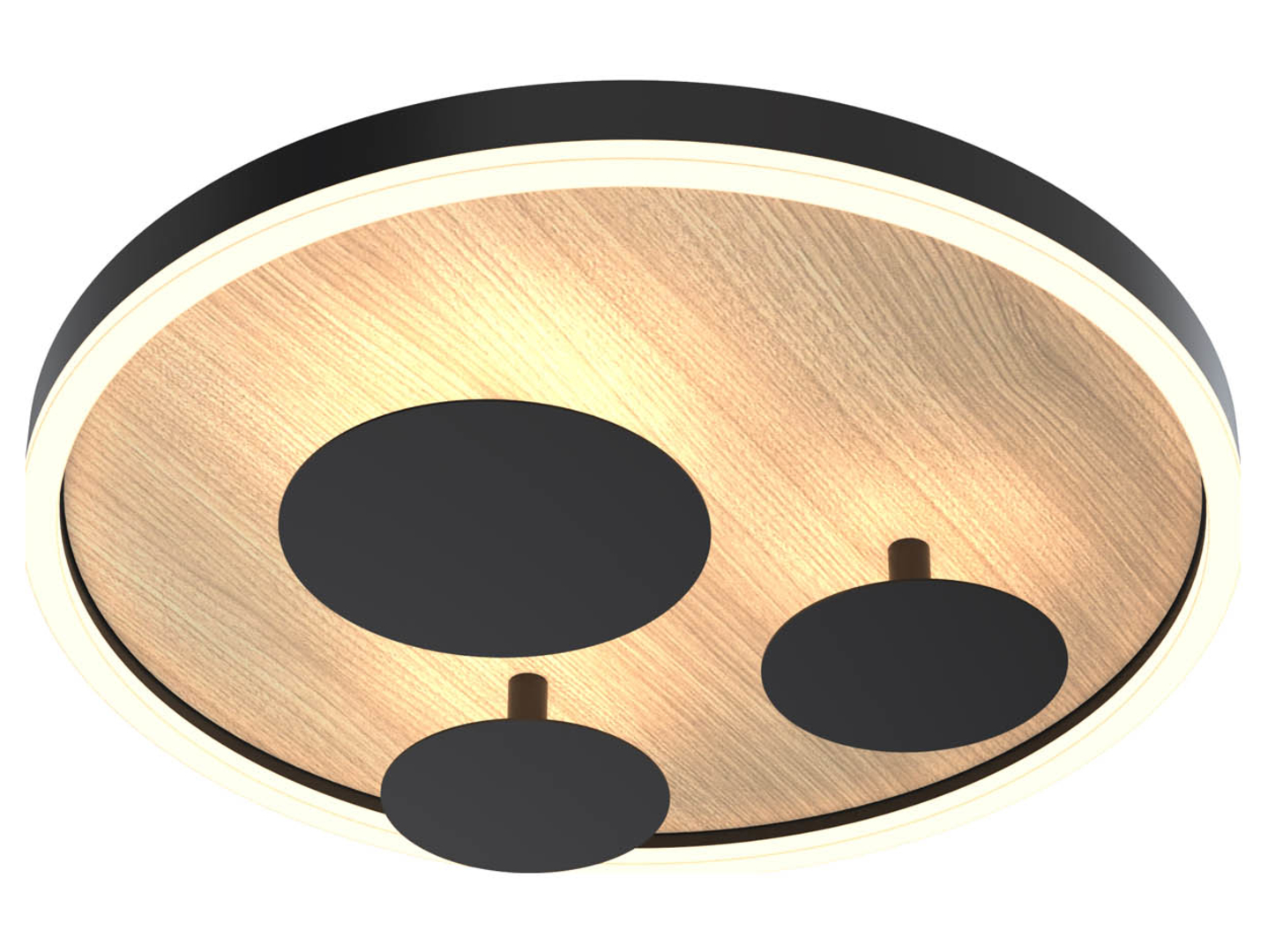 Lampasufitowa 3-punktowa LED 3000K czarna Reims