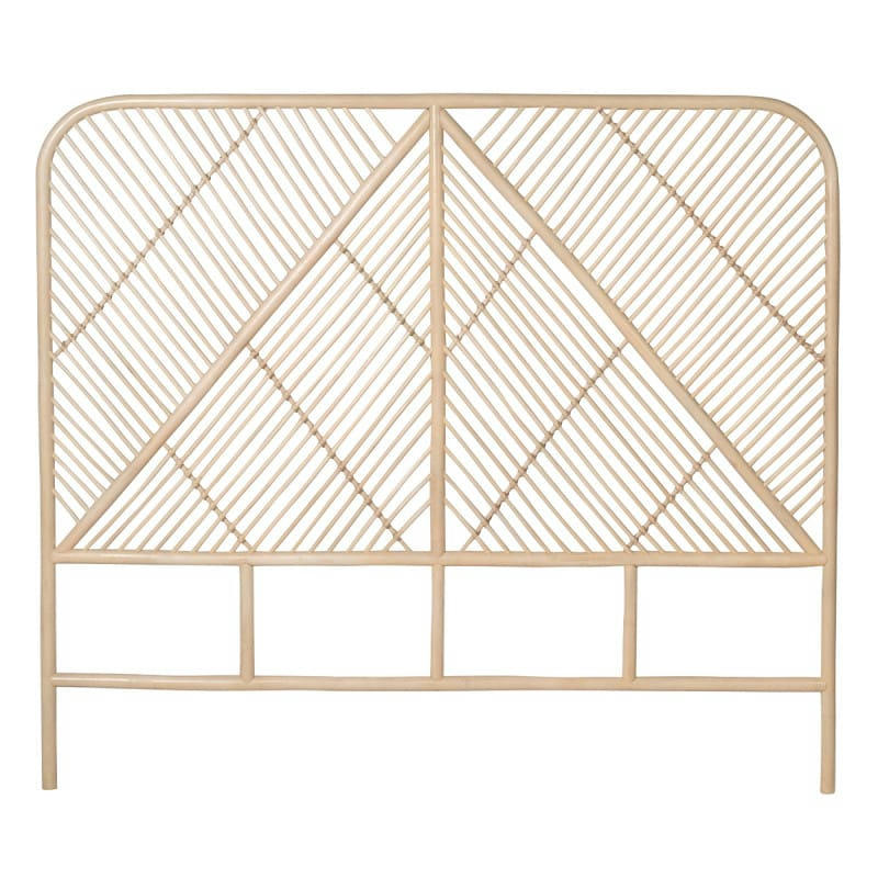 - Tête de lit double en rotin