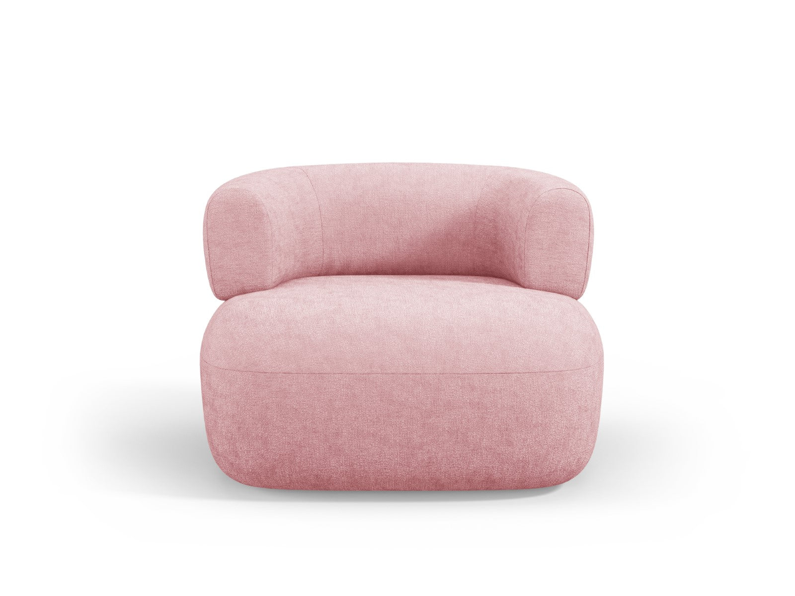 Micadoni Fauteuil Jenny chenille, roze - 88x90x73cm