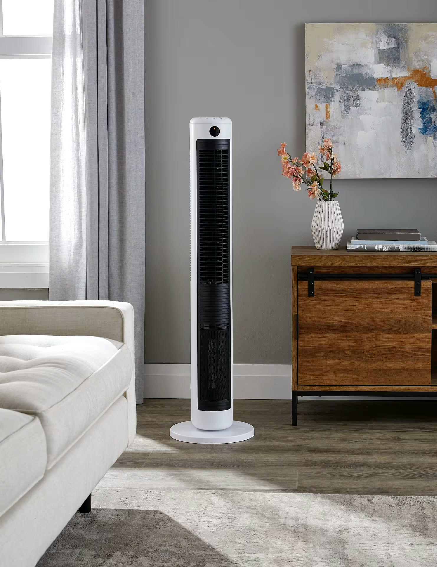 NOMA 2-in-1 Tower Fan & Heater, 44-in